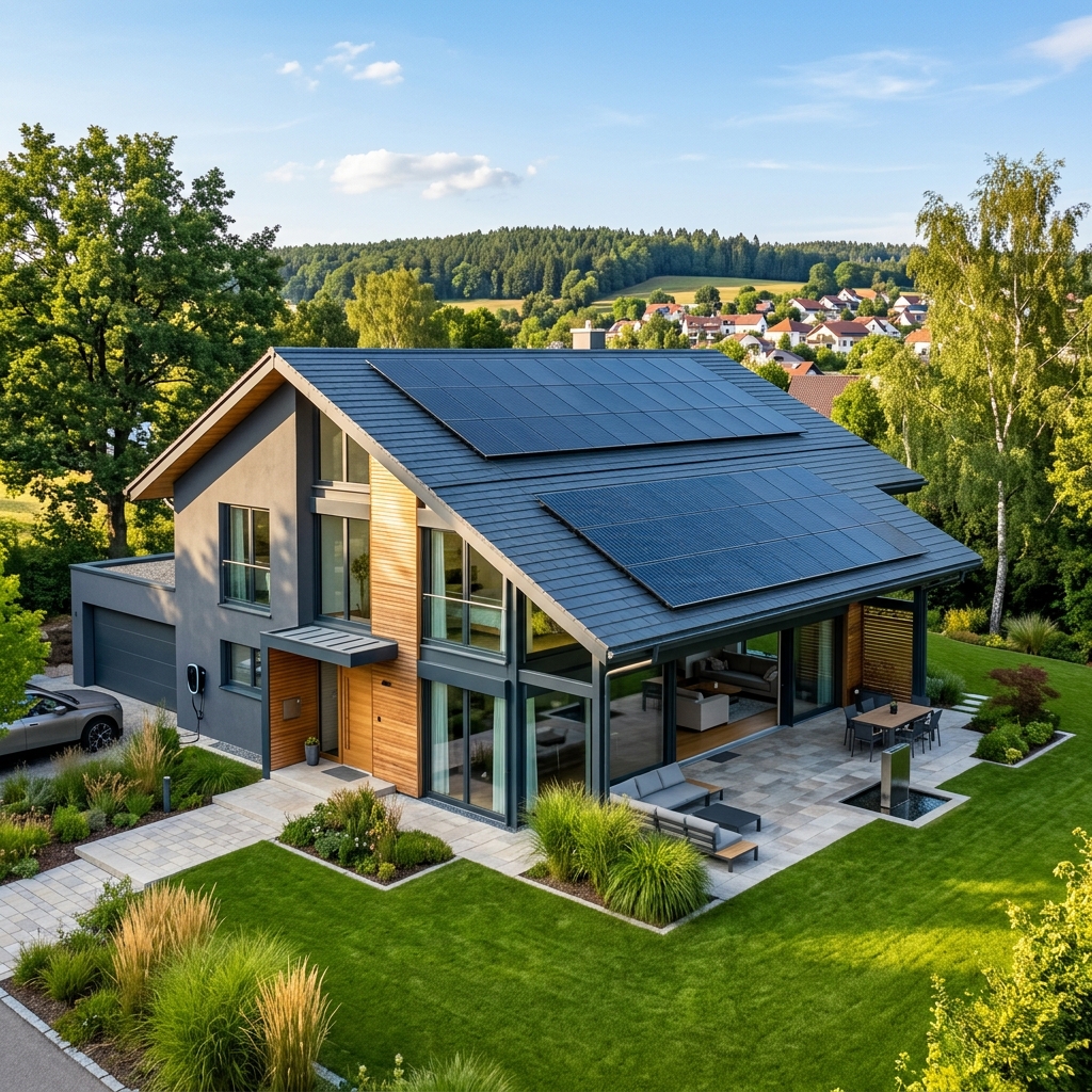 Energetisch saniertes Effizienzhaus