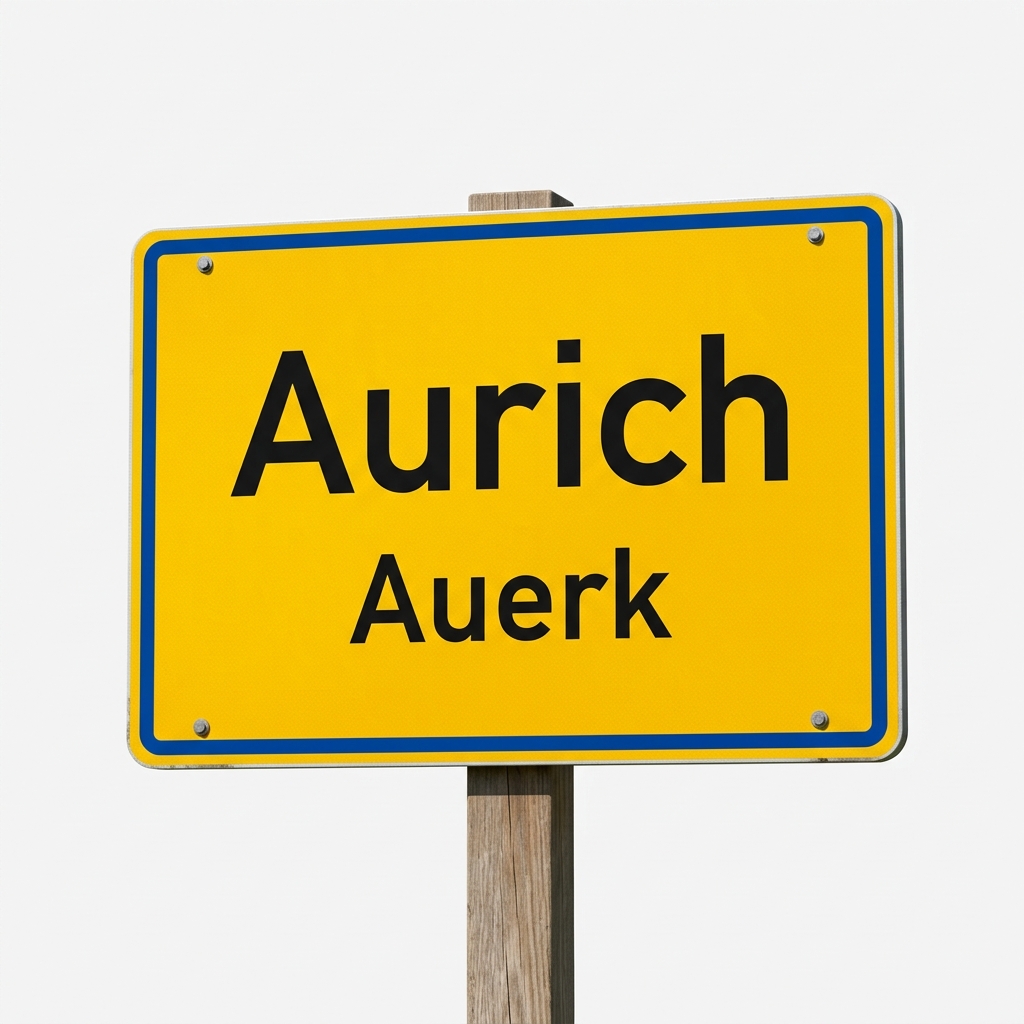Aurich Ortsschild