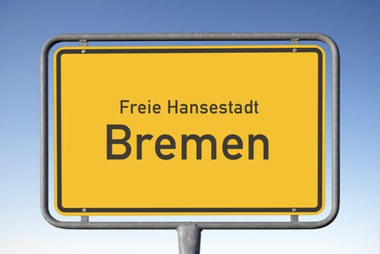Freie Hansestadt Bremen Ortsschild
